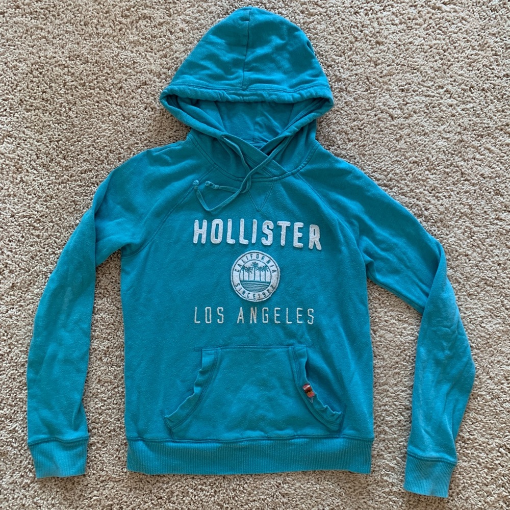 Blue Hollister Hoodie XS